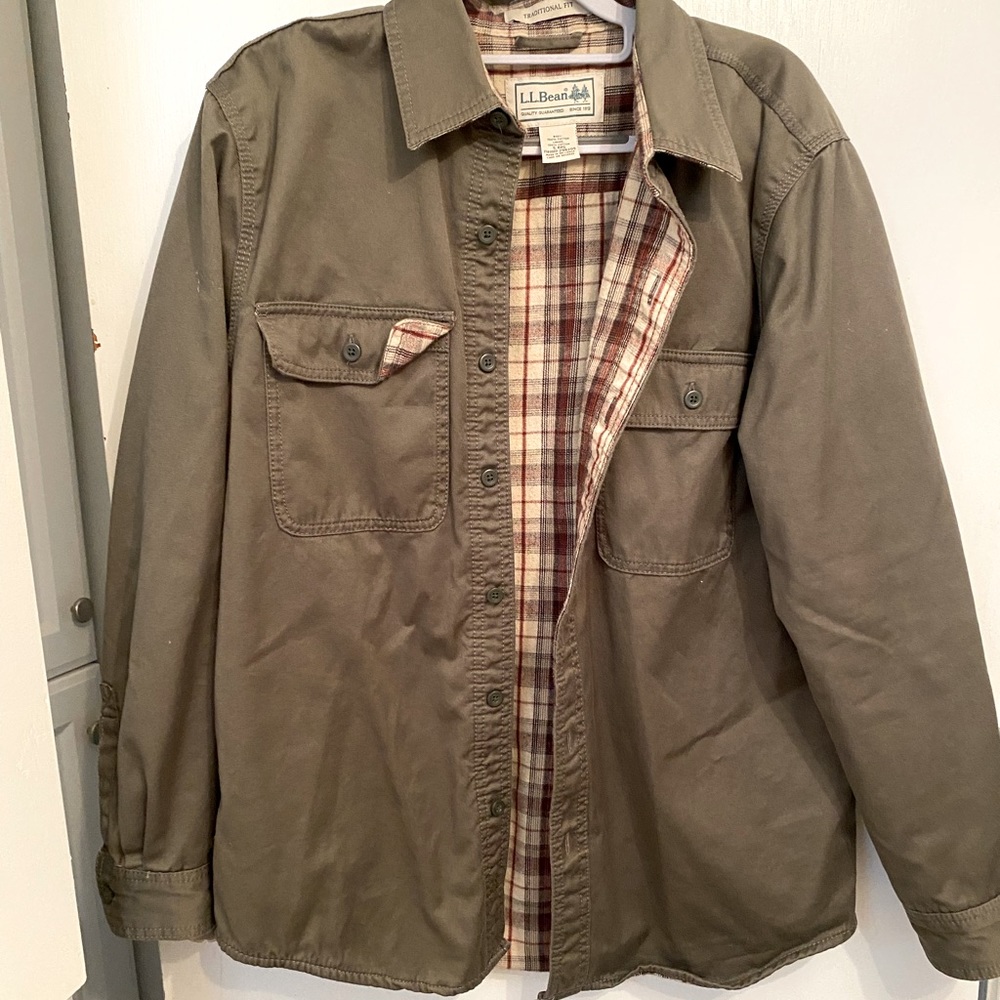 LL Bean Flannel-Lined Shirt
